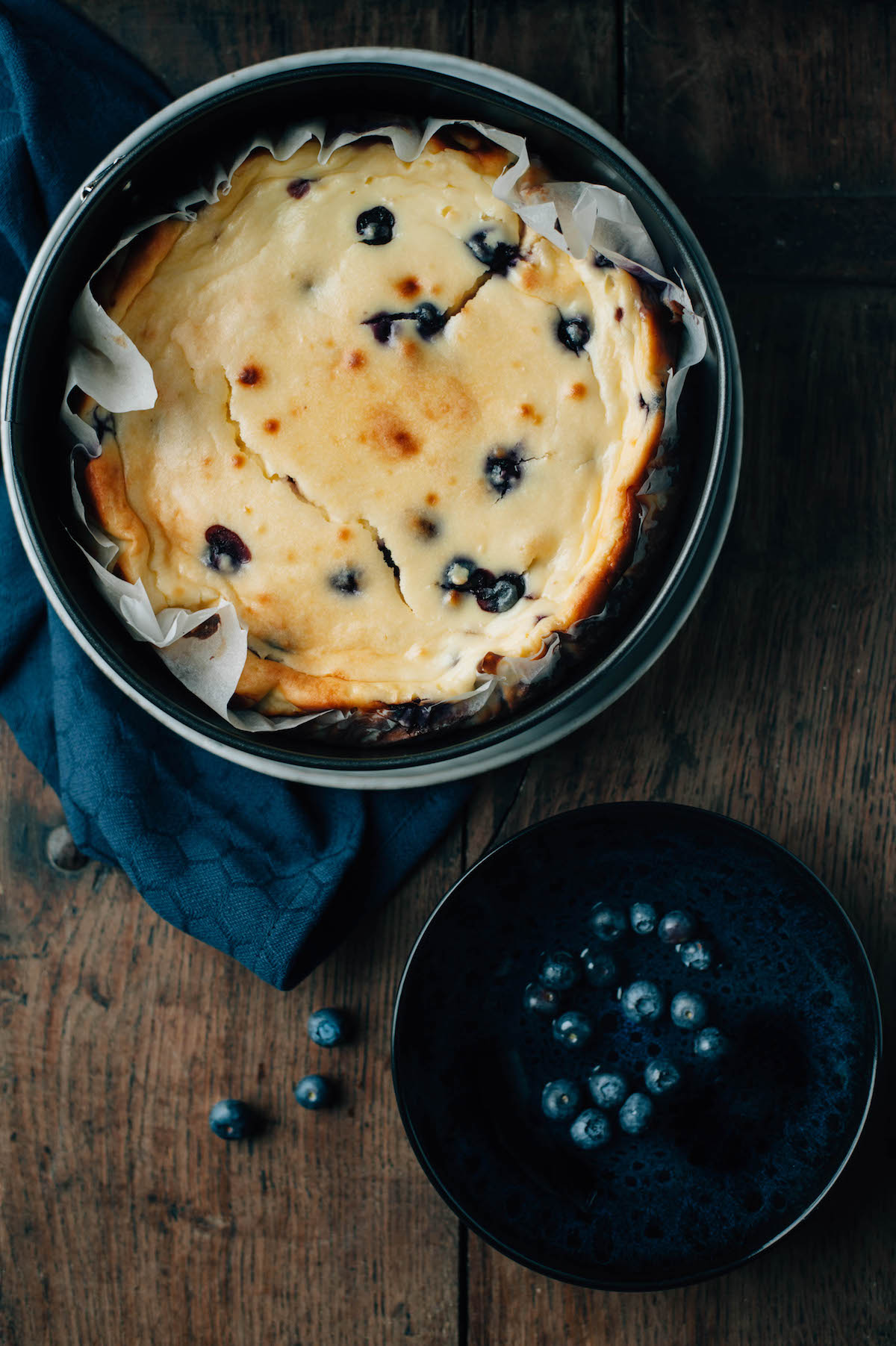 Foodfoto blueberry cheesecake